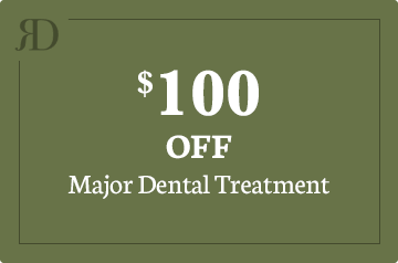 $100 OFF Major Dental Treatment