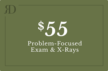 $55 Full Exam & X-Rays